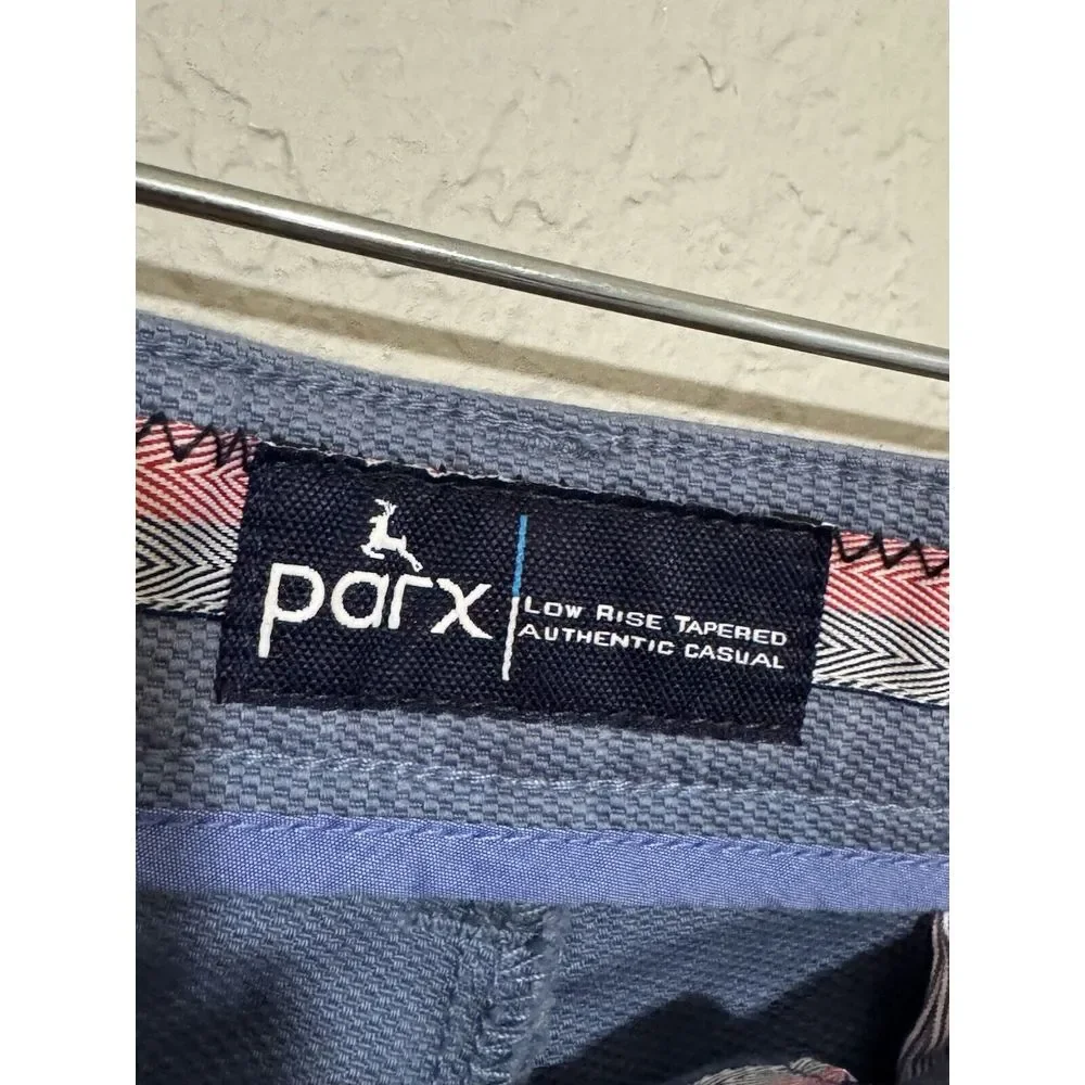 Parx Men's Low Rise Tapered trouser‎ Regular Fit Zip Fly Size  36x33